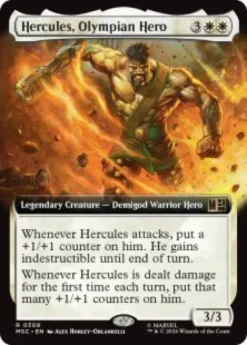 Hercules, Olympian Hero (extended art) - Marvel Super Heroes Commander Varianten