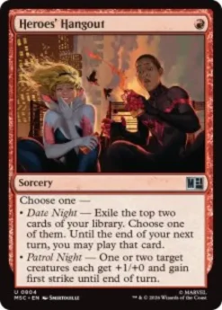 Heroes' Hangout (foil) - Marvel Super Heroes Commander