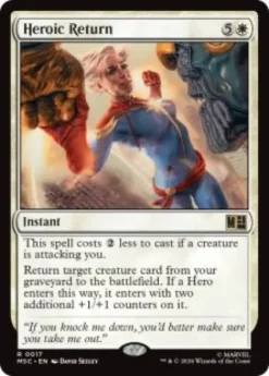 Heroic Return (surge foil) - Marvel Super Heroes Commander
