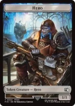 Hero token (#4) (foil) (1/1) - Final Fantasy