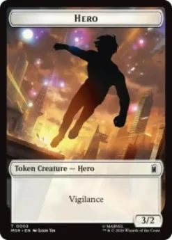 Hero token (foil) (3/2) - Marvel Super Heroes