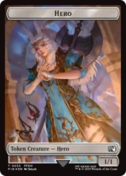 Hero token (#33) (surge foil) (1/1) - Final Fantasy