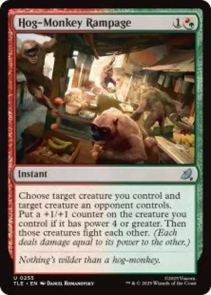Hog-Monkey Rampage (foil) - Avatar: The Last Airbender Eternal