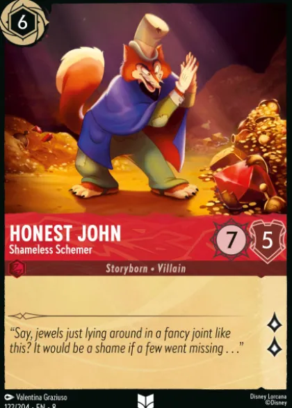 Honest John, Shameless Schemer (foil) - Reign of Jafar