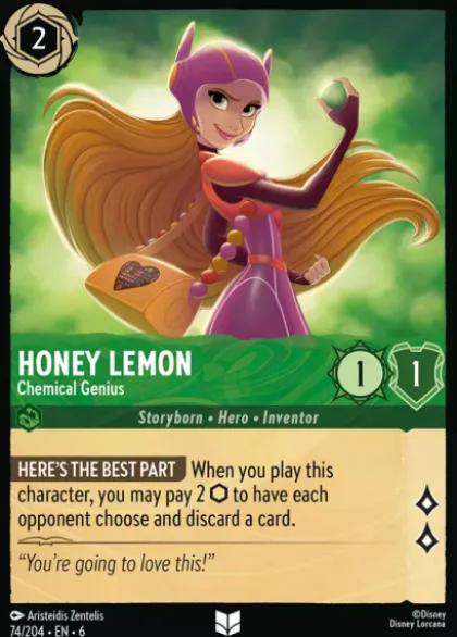 Honey Lemon, Chemical Genius (foil) - Azurite Sea