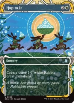 Hop to It (#006) (foil) (showcase) - Secrets of Strixhaven Mystical Archive