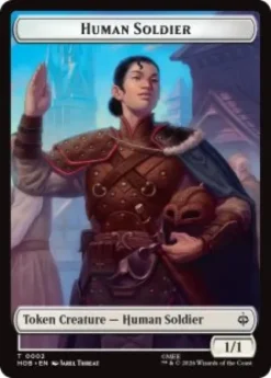 Human Soldier token (foil) (1/1) - The Hobbit