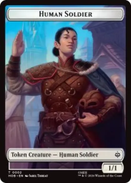 Human Soldier token (foil) (1/1) - The Hobbit