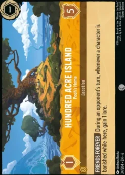 Hundred Acre Island, Pooh's Home (foil) - Azurite Sea