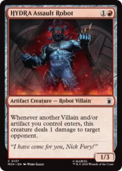 HYDRA Assault Robot (foil) - Marvel Super Heroes