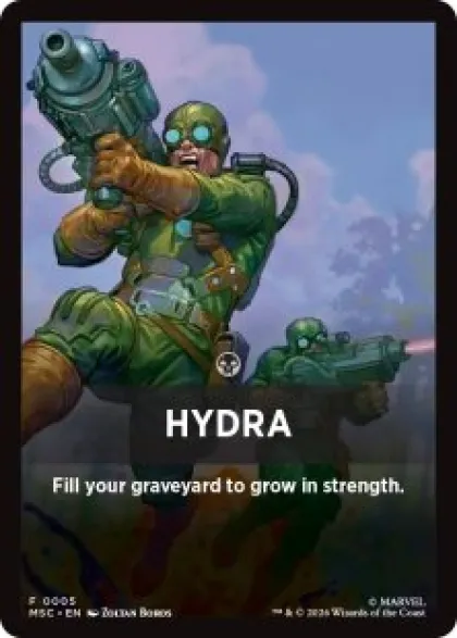Hydra front card (#05) - Marvel Super Heroes Commander