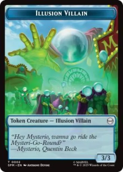 Illusion Villain Token (foil) (3/3) - Marvel's Spider-Man