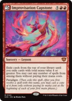 Improvisation Capstone (foil) - Secrets of Strixhaven