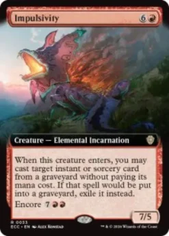 Impulsivity (extended art) - Lorwyn Eclipsed Commander Varianten
