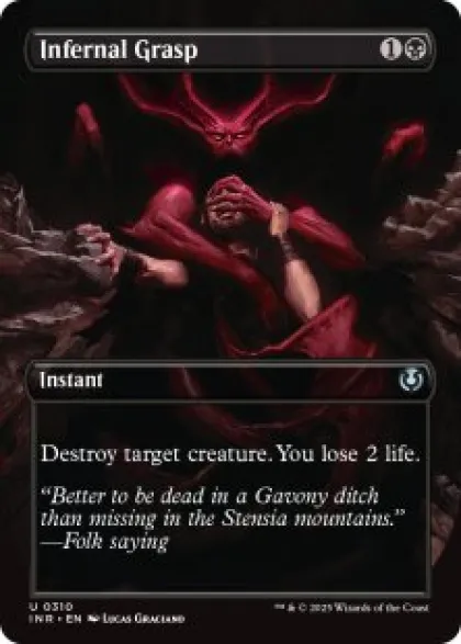 Infernal Grasp (#310) (borderless) - Innistrad Remastered Varianten