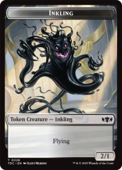Inkling token (2/1) - Tarkir: Dragonstorm Commander