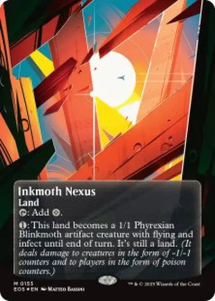 Inkmoth Nexus (#155) (galaxy foil) (borderless) - Edge of Eternities Stellar Sights