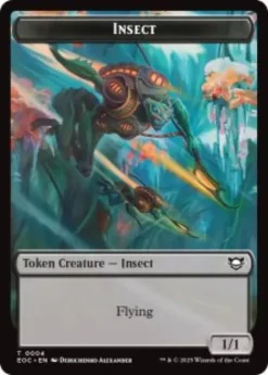 Insect token (foil) (1/1) - Edge of Eternities Commander