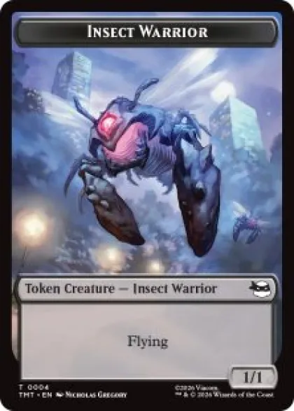 Insect Warrior token (1/1) - Teenage Mutant Ninja Turtles