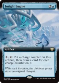 Insight Engine (extended art) - Edge of Eternities Commander Varianten