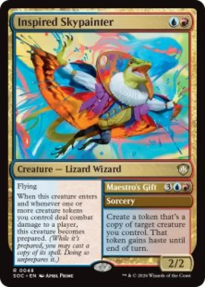 Inspired Skypainter - Secrets of Strixhaven Commander