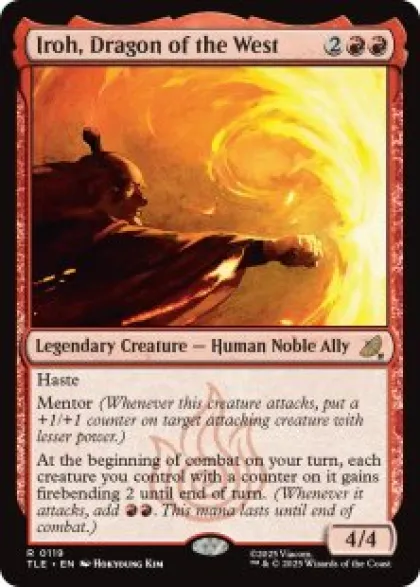 Iroh, Dragon of the West (foil) - Avatar: The Last Airbender Eternal