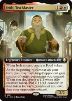 Iroh, Tea Master (foil) (extended art) - Avatar: The Last Airbender Varianten