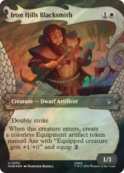 Iron Hills Blacksmith (#252) (surge foil) (borderless) - The Hobbit Varianten