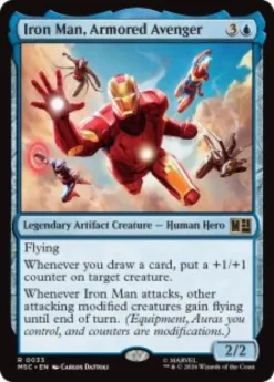 Iron Man, Armored Avenger (surge foil) - Marvel Super Heroes Commander