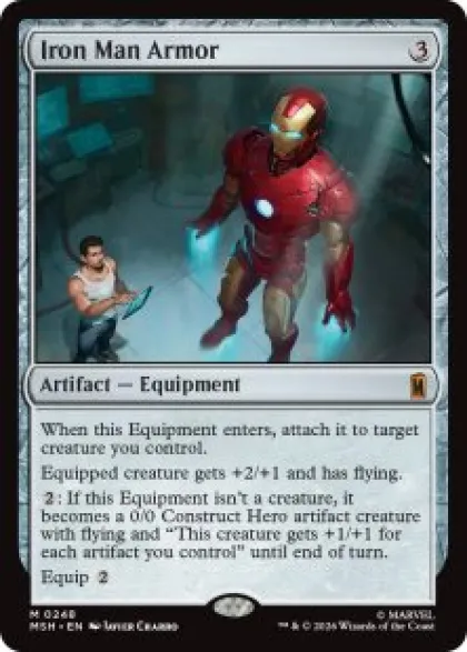 Iron Man Armor (foil) - Marvel Super Heroes