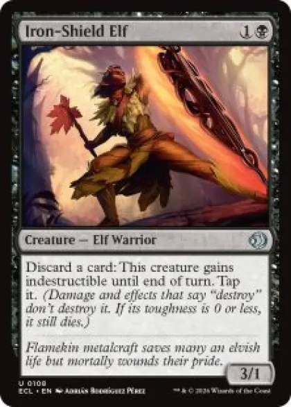 Iron-Shield Elf - Lorwyn Eclipsed
