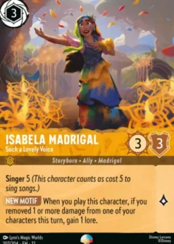 Isabela Madrigal, Such a Lovely Voice (foil) (borderless) - Wilds Unknown