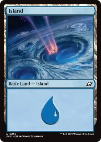 Island (#269) (foil) - Edge of Eternities