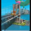Island (#279) (foil) (full art) - Marvel Super Heroes