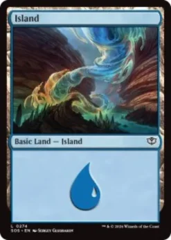 Island (#274) (foil) - Secrets of Strixhaven