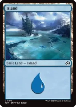 Island (#279) (foil) - Tarkir: Dragonstorm