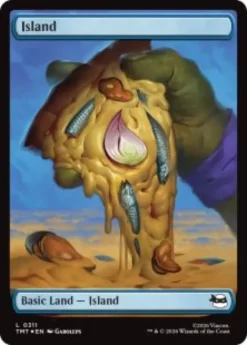 Island (#311) (surge foil) (full art) - Teenage Mutant Ninja Turtles