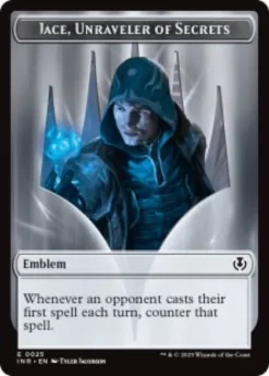 Jace, Unraveler of Secrets emblem - Innistrad Remastered