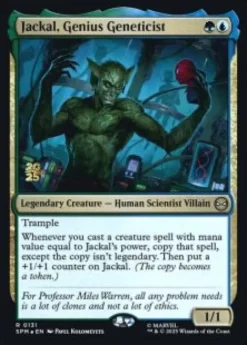 Jackal, Genius Geneticist (foil) - Marvel's Spider-Man Prerelease Promo's