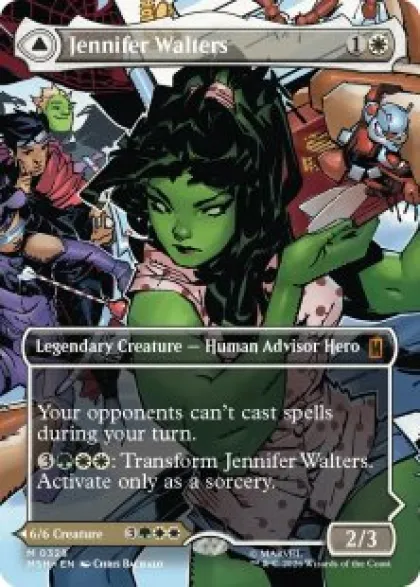 Jennifer Walters (#328) (borderless) - Marvel Super Heroes Varianten