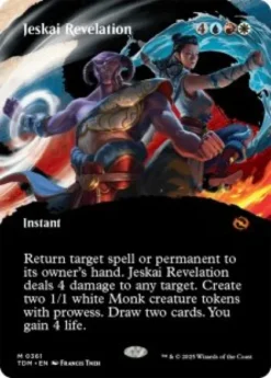 Jeskai Revelation (borderless) - Tarkir: Dragonstorm Varianten