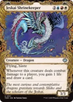 Jeskai Shrinekeeper (showcase) - Tarkir: Dragonstorm Varianten