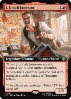 J. Jonah Jameson (foil) (extended art) - Marvel's Spider-Man Varianten