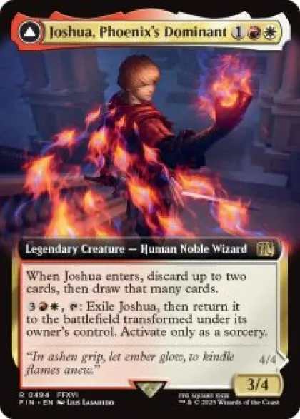 Joshua, Phoenix's Dominant (#494) (extended art) - Final Fantasy Varianten
