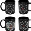 Joy Toy Dungeons and Dragons - Heat Changing Mug D20