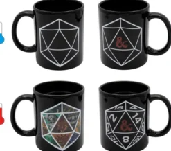 Joy Toy Dungeons and Dragons - Heat Changing Mug D20