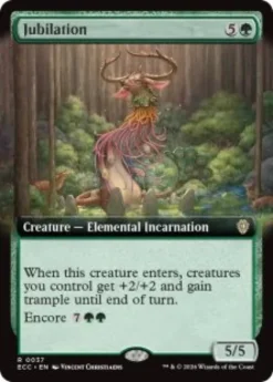 Jubilation (extended art) - Lorwyn Eclipsed Commander Varianten