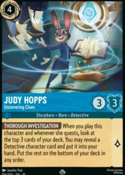 Judy Hopps, Uncovering Clues (foil) - Whispers