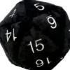Jumbo D20 Plush Black