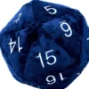 Jumbo D20 Plush Blue
